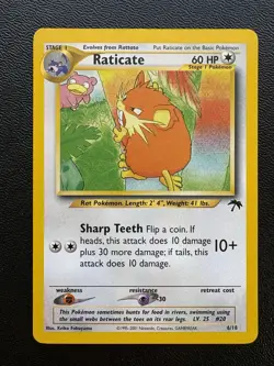 Pokemon TCG Raticate 06/18 Southern Islands - Image 1
