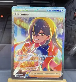 Carmine 217/167 Special Illustration Rare Pokemon Sv06: Twilight Masquerade - Image 1