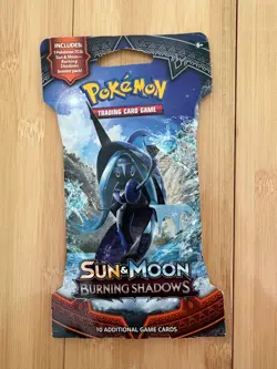 Pokemon Burning Shadows Sleeved Booster Pack | Random Art TCG Sun and Moon - Image 1