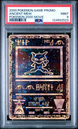 2000 POKEMON GAME MOVIE ANCIENT MEW POKEMON 2000 MOVIE PSA 9 - Image 1