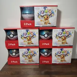 5x POKEMON PRISMATIC EVOLUTIONS ETB TRAINER BOX & MOONBALL SAMS CLUB BUNDLE - Image 1