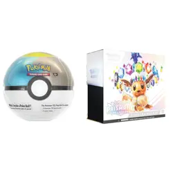 5x POKEMON PRISMATIC EVOLUTIONS ETB TRAINER BOX & MOONBALL SAMS CLUB BUNDLE - Image 4