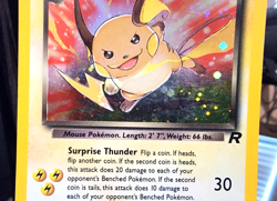 2000 Pokemon Team Rocket Dark Raichu 83/82 - Holo Secret Rare - Vintage HP - Image 4