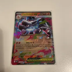 Pokemon TCG Mega Charizard X Ex 13/94 Near Mint Condition Phantasmal Flames - Image 1