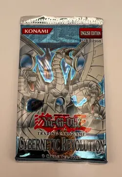 (701058) Yugioh Cybernetic Revolution 1st Edition - Sealed Booster Pack - Image 2