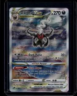 Pokemon TCG Darkrai Vstar GG50/GG70 Crown Zenith Galarian Gallery NM - Image 1