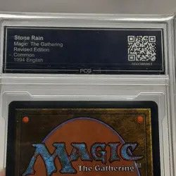 MTG - Revised - Stone Rain - Graded - PCG 9.0 - Vintage - Image 5