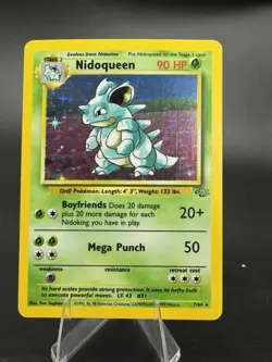 Nidoqueen - 7/64 - Jungle Unlimited 1999 - WOTC - Holo Rare - DMG - Pokemon TCG - Image 1