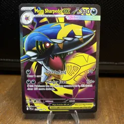 Pokemon TCG Mega Sharpedo ex 113/094 Me02: Phantasmal Flames Holo NM-M - Image 1