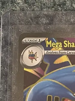 Mega Sharpedo ex 113/094 Me02: Phantasmal Flames Holo Pokemon TCG NM - Image 3