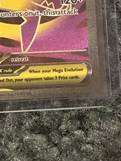 Mega Sharpedo ex 113/094 Me02: Phantasmal Flames Holo Pokemon TCG NM - Image 4