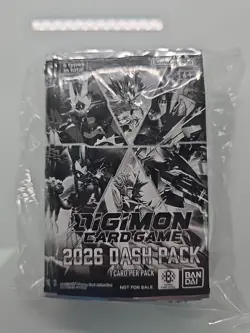 12x Digimon Card Game TCG Dash Pack 2026 English Sealed New Sealed English - Image 1