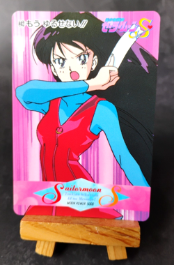 Sailor Mars - 402 - Sailor Moon S - Vintage Amada Carddass Card - Image 1