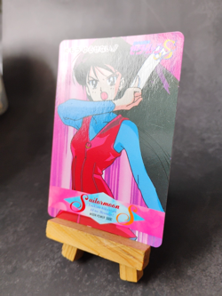 Sailor Mars - 402 - Sailor Moon S - Vintage Amada Carddass Card - Image 2