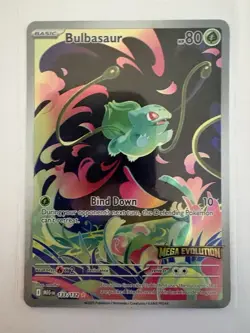 Bulbasaur - (Mega Evolution Stamped) 133/132 Miscellaneous Cards & Products Holo - Image 1