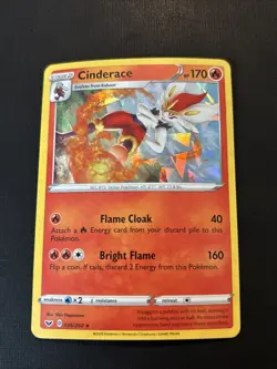 Pokemon TCG: SV/SWSH 3 Card Cinderace Lot - Image 2