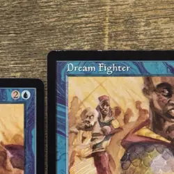 Dream Fighter (x2) LP Mirage 1996 Magic the Gathering Card MTG TCG - Image 2