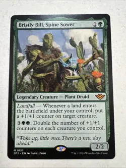 Outlaws of Thunder Junction Magic: The Gathering Bristly Bill, Spine Sower - Image 1