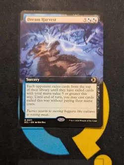 Dream Harvest Extended Art Rare ECL 371 Lorwyn Eclipsed MTG - Image 1