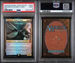 Sephiroth Planet's Heir Magic The Gathering Final Fantasy 0553 FFVII Foil PSA 9 - Image 3