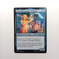 Magic the Gathering TCG Lyla Holographic Assistant U 0007 Marvels Spider-Man SPE - Image 1