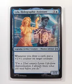 Magic the Gathering TCG Lyla Holographic Assistant U 0007 Marvels Spider-Man SPE - Image 4