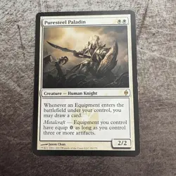 Puresteel Paladin - New Phyrexia - MTG Magic the Gathering - MP - Image 1