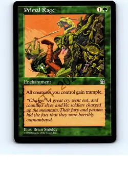 Primal Rage # Uncommon Stronghold MTG LP Exc/Exc+ - Image 1