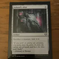Wizards of the Coast Ashnod's Altar Commander Masters Artifact Uncommon #368 EN. - Image 1