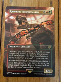 Ravenous Tyrannosaurus - Jurassic World - MTG - 0018 - Image 1