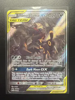 Pokemon TCG Umbreon & Darkrai GX SM241 Sun & Moon Promo - Image 1