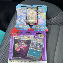 POKEMON SEALED PACKS 2 HANGERS, 1 ASENDED HEROS!! 1 TECH STICKER COLLECTION🔥 - Image 3