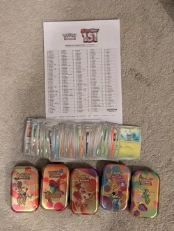 Pokemon 151 Bundle - 144 Cards No Duplicates! NM/M Pack Fresh - Image 1