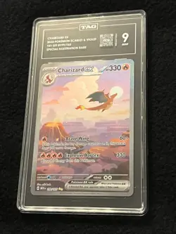 Pokemon Charizard ex 199/165 Sv: Scarlet & Violet 151 Holo - TAG 9 Mint - Image 3
