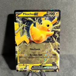 Pikachu EX 063/193 Paldea Evolved Pokemon NM - Image 1