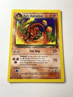Dark Charmeleon 32/82 Team Rocket Vintage 2000 WOTC Pokemon Card Near Mint NM - Image 1