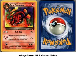 2000 Pokemon, Team Rocket, #32/82 Dark Charmeleon, Uncommon - Image 1