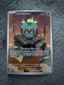 2025 Near Mint Pokemon Marshadow 146/132 IR Mega Evolution Illustration Rare - Image 3
