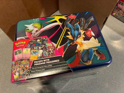 2025 POKEMON TCG COLLECTOR TREASURE CHEST LUNCH BOX TIN NEW/SEALED - Image 1