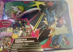 2025 POKEMON TCG COLLECTOR TREASURE CHEST LUNCH BOX TIN NEW/SEALED - Image 1