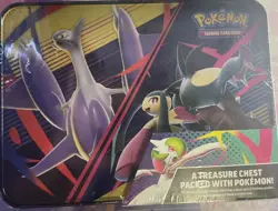 2025 POKEMON TCG COLLECTOR TREASURE CHEST LUNCH BOX TIN NEW/SEALED - Image 2