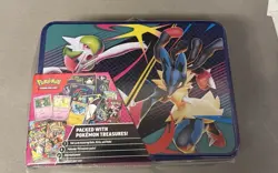 2025 POKEMON TCG COLLECTOR TREASURE CHEST LUNCH BOX TIN NEW/SEALED - Image 1