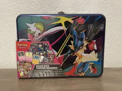 2025 POKEMON TCG COLLECTOR TREASURE CHEST LUNCH BOX TIN NEW/SEALED - Image 1