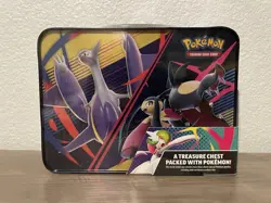 2025 POKEMON TCG COLLECTOR TREASURE CHEST LUNCH BOX TIN NEW/SEALED - Image 2