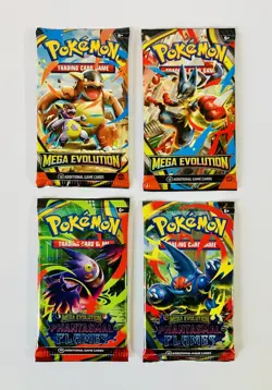 Pokemon TCG Booster Pack Bundle Mega Evolution + Phantasmal Flames New & Sealed - Image 1