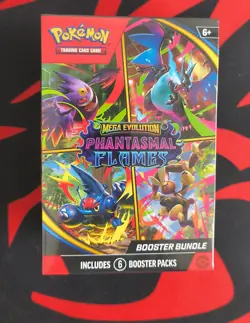 Pokemon TCG Mega Evolution Phantasmal Flames Booster Bundle |BRAND NEW SEALED - Image 1