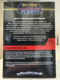 Pokemon TCG Mega Evolution Phantasmal Flames Booster Bundle New Sealed - Image 2