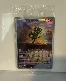 Pokemon SEALED Teal Mask Ogerpon SVP 123 Twilight Masquerade ETB Promo Holo - Image 1