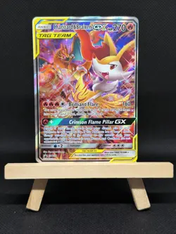 Charizard and Braixen Tag Team Gx #SM230 Black Star Promo LP/OC Back FREE 🚢 - Image 1
