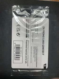 Pokemon Genesect Phantasmal Flames Best Buy Promo STAMPED and sealed - Image 2